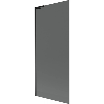 Mexen Next L преграда за вана с едно крило 80 x 150 см, графит, черен - 895-080-000-03-40-70 (895-080-000-03-40-70)