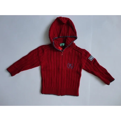 Kristel Жилетка в цвят бордо с качулка, 116