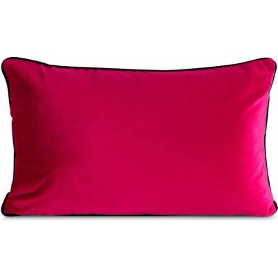 Takoy Polštář 30 x 50 cm sametový amarantový s kontrastní paspulí GAJA 3-HF-478416 | 30 x 50 cm