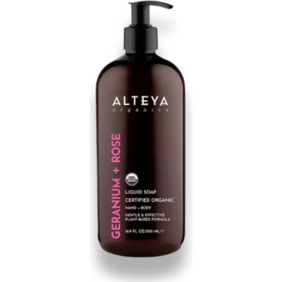 Alteya Organics tekuté mydlo Muškát & Ruža Bio 500 ml