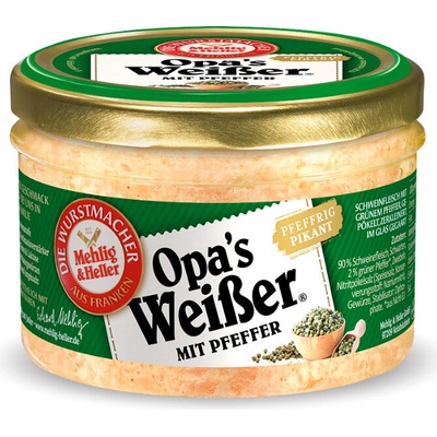 Mehlig & Heller Opa's Weißer vepřová masová specialita s pepřem ve skle 200 g