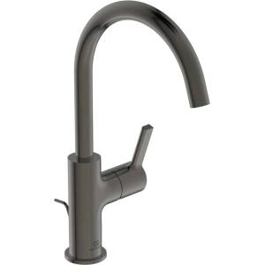 Ideal Standard Joy - Смесител за умивалник със сифон, Magnetic Grey BC777A5 (BC777A5)