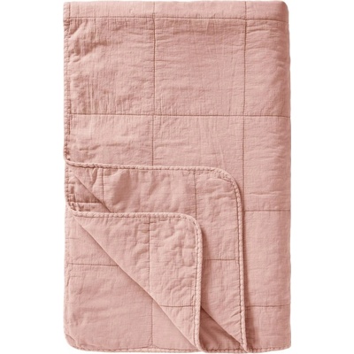 Prošívaná deka/pléd Ib Laursen VINTAGE 180x130 cm dusty pink
