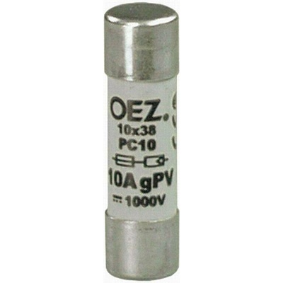 PC10 10A gPV Pojistková vložka DC 1000V vel.10x38 pro fotovoltaiku OEZ:41239