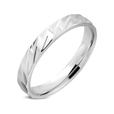 Šperky4U Ocelový snubní prsten OPR0021