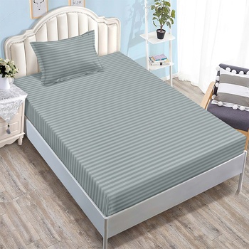 EmonaMall Долен чаршаф с ластик и калъфка (за матрак от 80x200 до 90x200) EmonaMall, 2 части - Модел S17783 (S17783-4444g4)