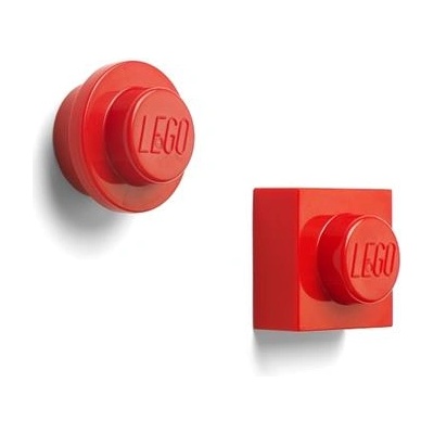 NHG Магнит, 2 различни форми, lego, червен 40101730 (40101730)
