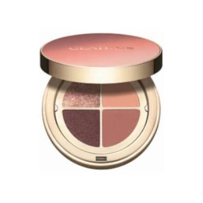 Clarins Ombre 4 Colour Eye Palette paletka očných tieňov pre dlhotrvajúci efekt 08 Amber Gradation 4,2 g