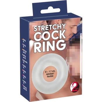 You2Toys - силиконов пенис пръстен (прозрачен)