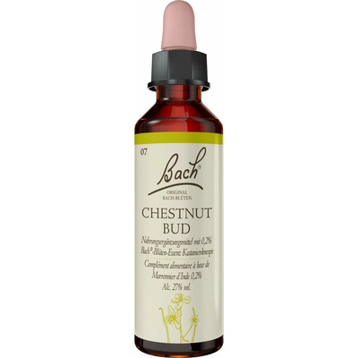 Bachovy originální květové esence Kaštan koňský poupě Chestnut Bud 20 ml