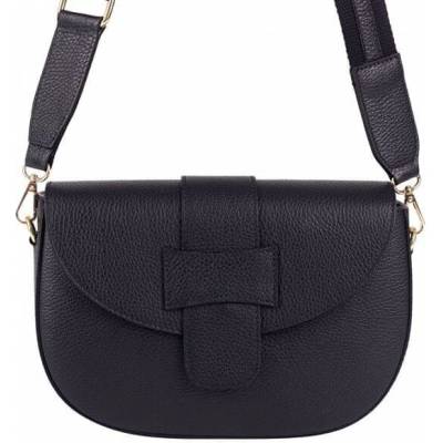 Segali dámská kožená crossbody kabelka Vanesa Black