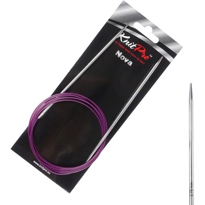 KnitPro Nova kruhové kovové fixní jehlice 2,75mm 150cm