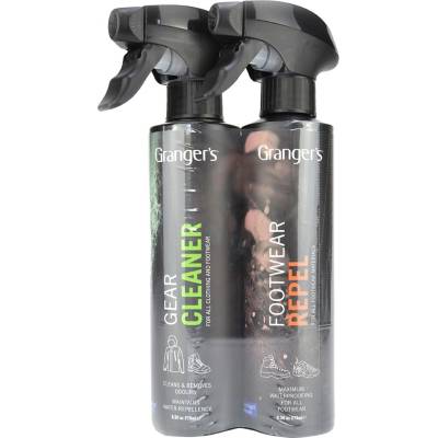 Granger's Footwear Repel Gear Cleaner 2 x 275 ml