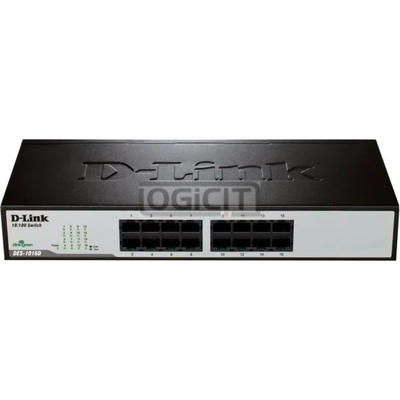 Суич D-Link DES-1016D/E, 16 портов 10/100, Desktop, rack mount (D-LINK-DES-1016D)