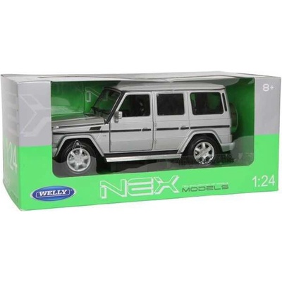 Welly Automobil Mercedes Benz G Class stříbrná 1:24