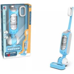 Man Yuk Toys Детска прахосмукачка играчка със светлини и звук - 50 см, синя (3281)