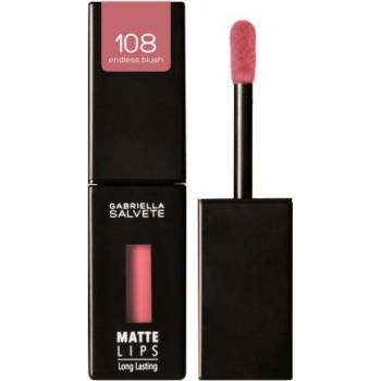 Gabriella Salvete Matte Lips течно червило с матов ефект 4.5 ml нюанс 108 Endless Blush