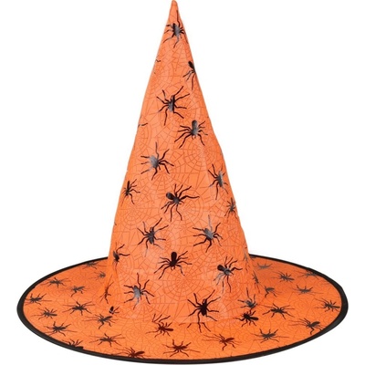 klobúk čarodejnícky / halloween oranžový
