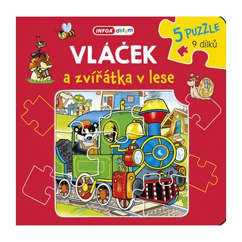 Vláček a zvířátka v lese