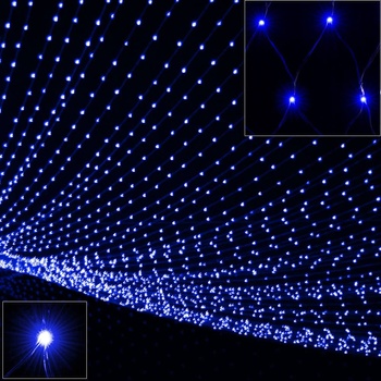 Goleto Vánoční LED sít´1,2 x 1,2 m modrá 100 LED
