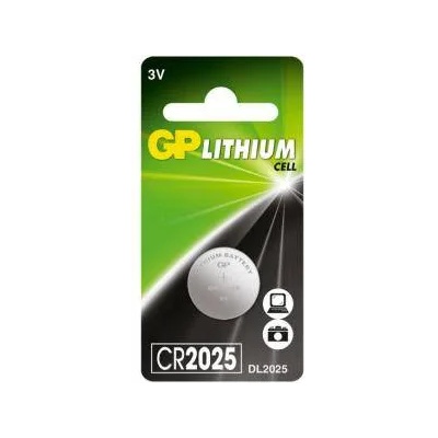 GP Batteries Литиева бутонна батерия gp cr-2025, 3v, 1 брой, gp-bl-cr2025-7u1