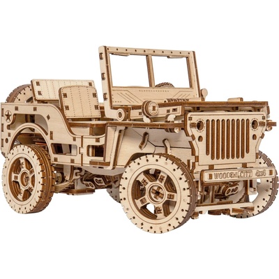 WOODEN CITY Terénny voz džíp 4 × 4 570 dielov