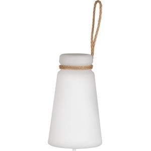 Fischer & Honsel LED настолна лампа в бяло и кафяво (височина 20 cm) Bruno - Fischer & Honsel (850292)