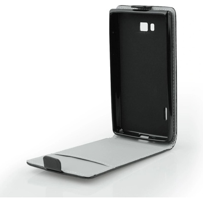 Pouzdro Slim Flip Flexi Microsoft Lumia 550 černé
