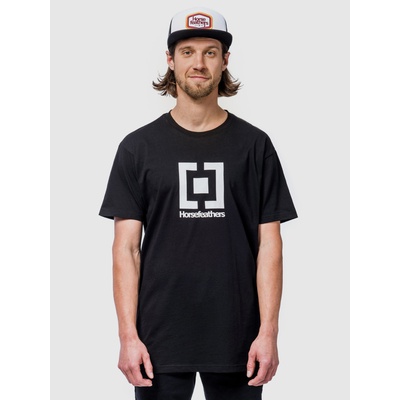 Horsefeathers Черна мъжка тениска Horsefeathers Base Horsefeathers | Cheren | МЪЖЕ | S