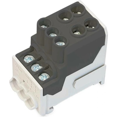Eleman Blok pro rozdělení fází UVB 100 L S, 1pól., 101A, 1000V, černý, na DIN