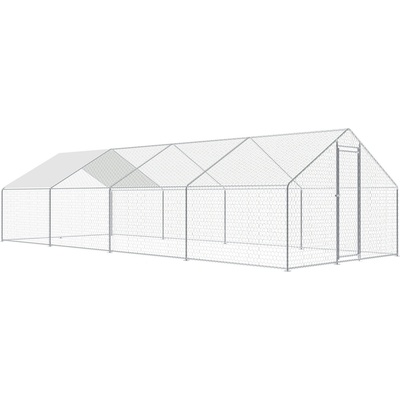 Aga Výbeh pre sliepky 3x8x2 m s krycou plachtou 24m2