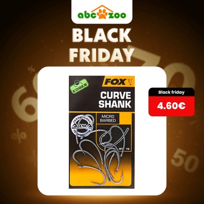 Fox Edges Curve Shank s Protihrotom veľ.8 10 ks
