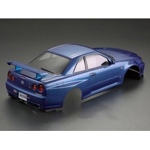 Killerbody karosérie Nissan Skyline R34 modrá 1:10