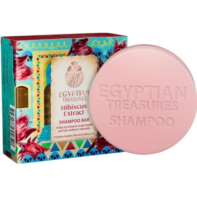 Egyptian Treasures šampon v kostce s extraktem ibišku 100g