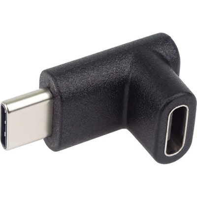 PremiumCord USB-C na USB-C zahnutý 90° kur31-34