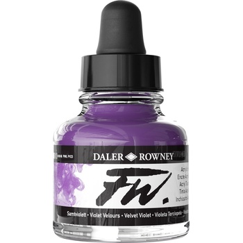 Daler Rowney FW Акрилно мастило Velvet Violet 29, 5 ml 1 бр (160029454)