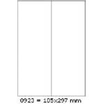 CDRmarket Самозалепващи етикети 105 x 297 mm, 2 етикета, A4, 100 листа (R0ECO.0923A)
