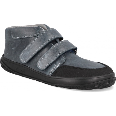 Jonap Barefoot dětské kotníkové boty Ella MV modré