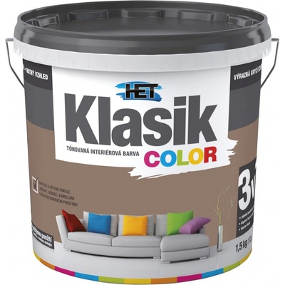 Het klasik color 0297 hnedý nugátový 1,5kg