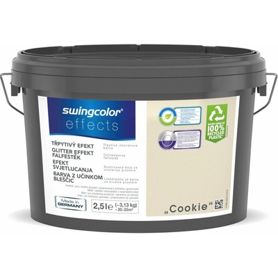 Swingcolor Barva s efektem třpytivým 2,5 l cookie matná 6196.K02,5.7574
