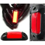  Led габарит, маркер, токос, Червен, Неон ефект, 12v-24v - за ремаркета, платформи, камиони и др