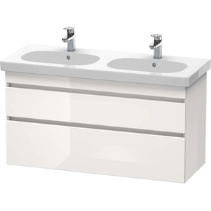 Duravit DuraStyle - Шкафче за умивалник 61x115x45 см, 2 чекмеджета, лъскаво бяло DS648602222 (DS648602222)