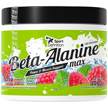 Image 1 of SportDefinition Beta-Alanine Max [300 грама] Малина и мента