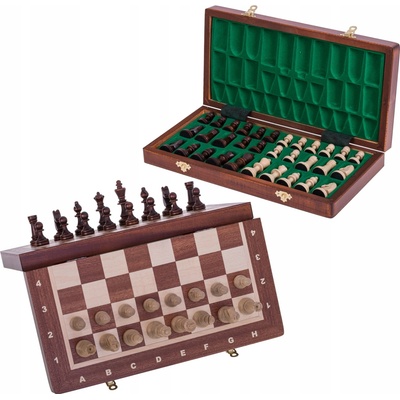 Magnetické šachy Fusion Mahagon