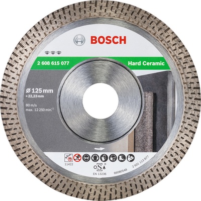 Bosch Diamantový kotúč 125 mm, Best for Hard Ceramic (2608615077)