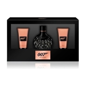 James Bond 007 Woman EDP 50 ml + sprchový gel 50 ml + tělové mléko 50 ml dárková sada