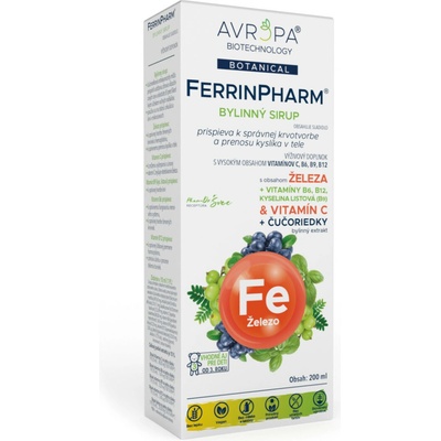 Avropa FerrinPharm bylinný sirup 200 ml