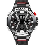 SMAEL Часовник smael pe-29445 - Черен / Сребърен kp29445 Часовници