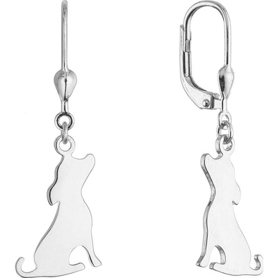 Pavona Stříbrné náušnice psi 61130