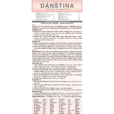 D ánština souhrn gramatiky